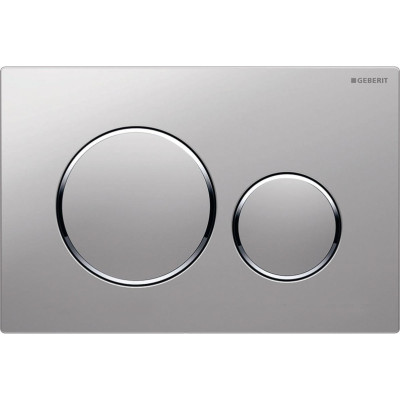 Смывная клавиша GEBERIT SIGMA 20 115.882.JQ.1 хром матовый не остаются отпечатки пальцев