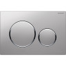 Смывная клавиша GEBERIT SIGMA 20 115,882.JQ.1 хром матовый не остаются отпечатки пальцев